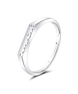 Chic Style Silver Ring NSR-4134